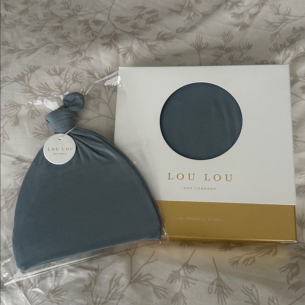 Lou Lou & Company Soft Blue Baby Hat